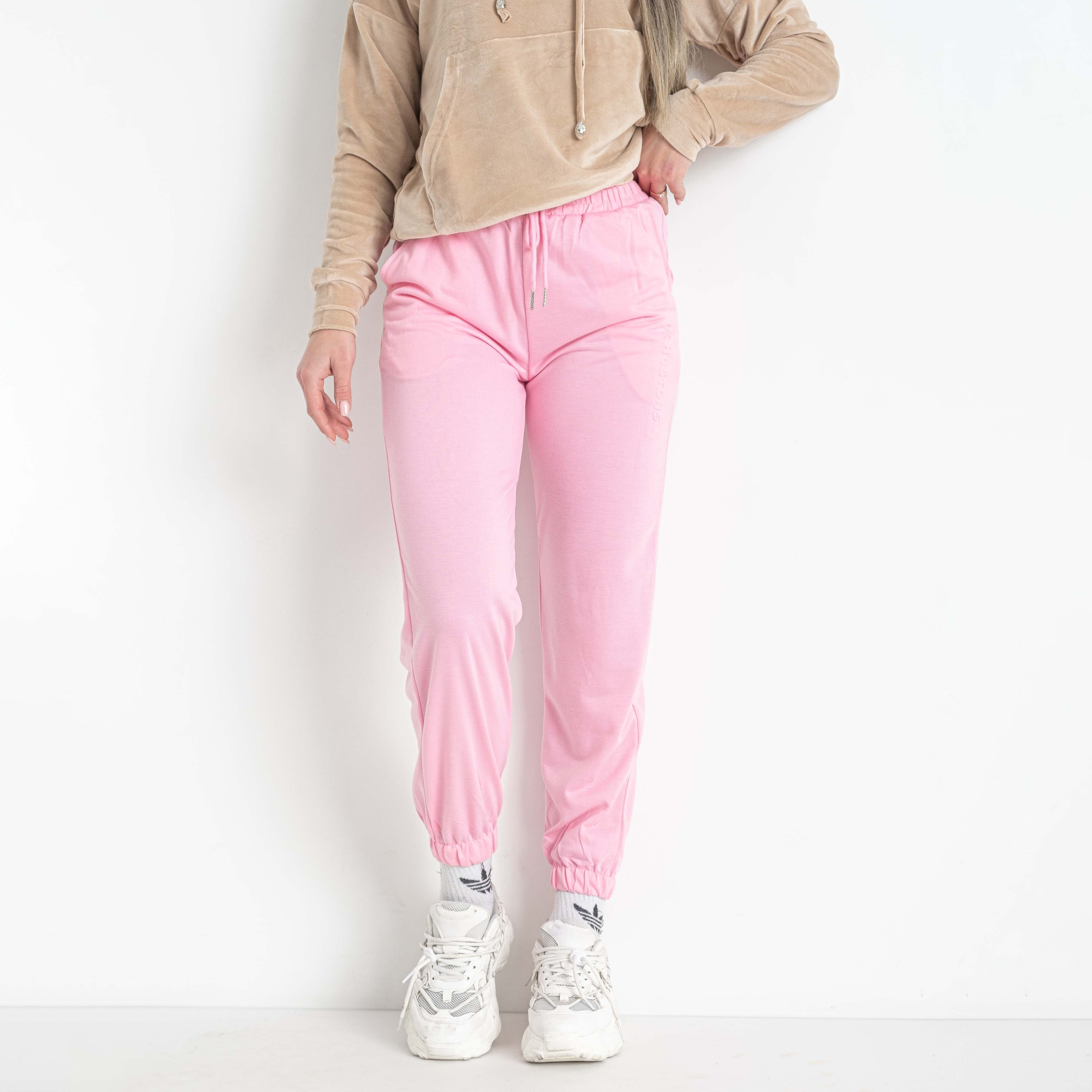0014-8 розовые женские спортивные штаны (X&D, двунитка, 6 ед. размеры норма: S. M. L. XL. 2XL. 3XL)