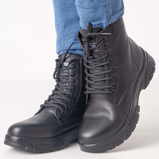 0001-138 размер 38 черные женские ботинки (мех, экокожа хорошего качества, коробка в комплекте) Ботинки: артикул 1142309
