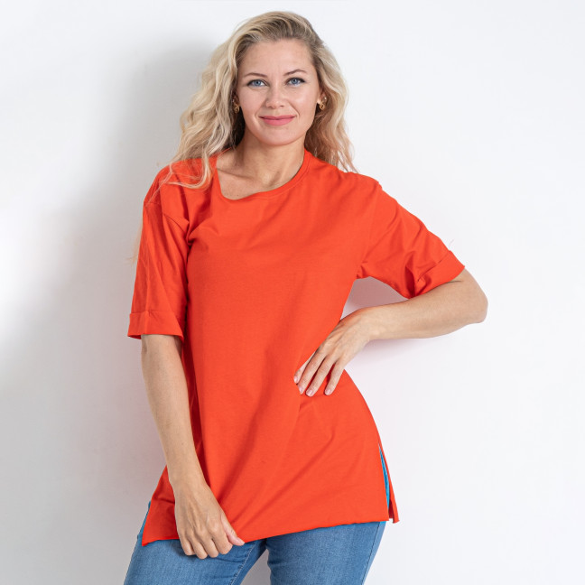 3741-5 красная женская футболка (HEYC, 100% коттон, 3 ед. размеры норма: M. L. XL) Heyc: артикул 1146883