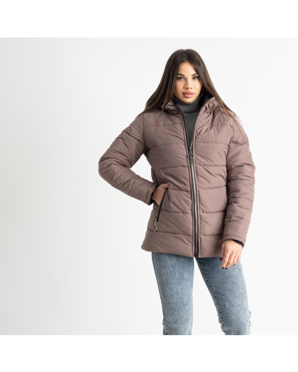 0007-2 бежевая женская куртка (5'TH AVENUE, флисовая подкладка, 3 ед. размеры норма: 42. 44. 46) 5`th Avenue