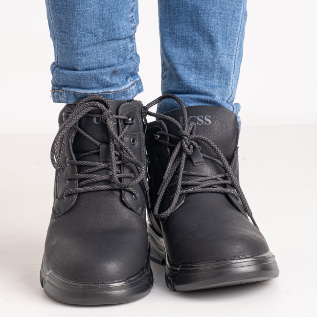 0509-41 размер 41 черные мужские ботинки (мех, экокожа хорошего качества, коробка в комплекте) Ботинки: артикул 1142390