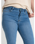 1208 весенне летние синие женские джинсы (VINDASION, стрейчевые, 6 ед. размеры батал: 31. 32. 33. 34. 36. 38): артикул 1142790