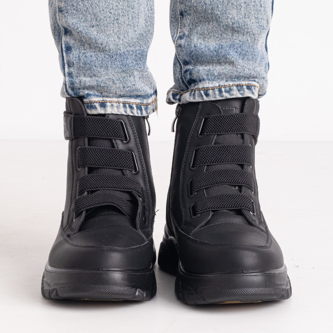 3018-241 размер 41 черные женские ботинки (мех, экокожа хорошего качества, коробка в комплекте) Ботинки: артикул 1142301