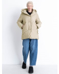 0702-3 бежевая женская куртка (синтепон, 4 ед. размеры норма: M. L. XL. 2XL): артикул 1151127