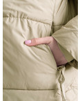 0702-3 бежевая женская куртка (синтепон, 4 ед. размеры норма: M. L. XL. 2XL): артикул 1151127