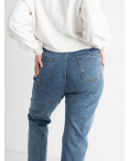 0023 New Jeans мом женский полубатальный голубой стрейчевый (6 ед. размеры: 28.29.30.31.32.33): артикул 1132096