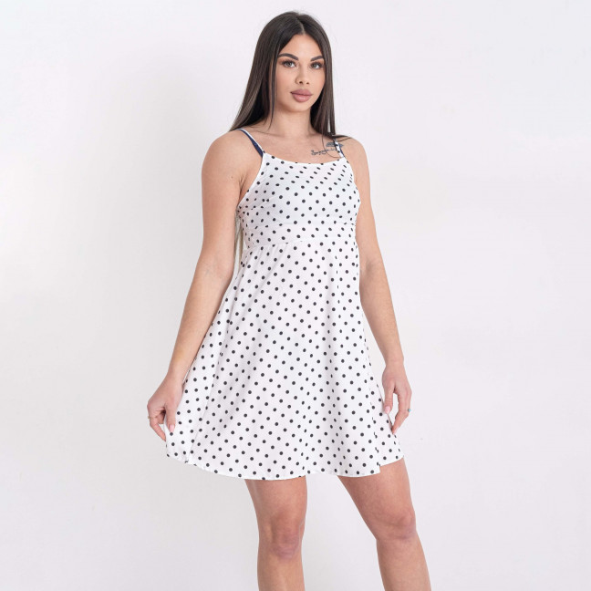 1056-101 белое женское платье (MINIMAL, однотонное, с принтом, 3 ед. размеры норма: S. M. L) Minimal: артикул 1137182