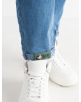 0511-245 Kenalin ГОЛУБЫЕ ПОЛУБАТАЛЬНЫЕ джинсы на резинке женские стрейчевые (5 ед. размеры: 28.29.31.32.33): артикул 1133598