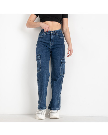 0303-1 синие женские джинсы (RELUCKY, стрейчевые, 6 ед. размеры норма: 25. 26. 27. 28. 29. 30)  Relucky