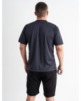 1365-6 ГРАФИТОВАЯ футболка мужская ткань COOLMAX с принтом ( 5 ед.размеры: M.L.XL.2XL.3XL): артикул 1135815