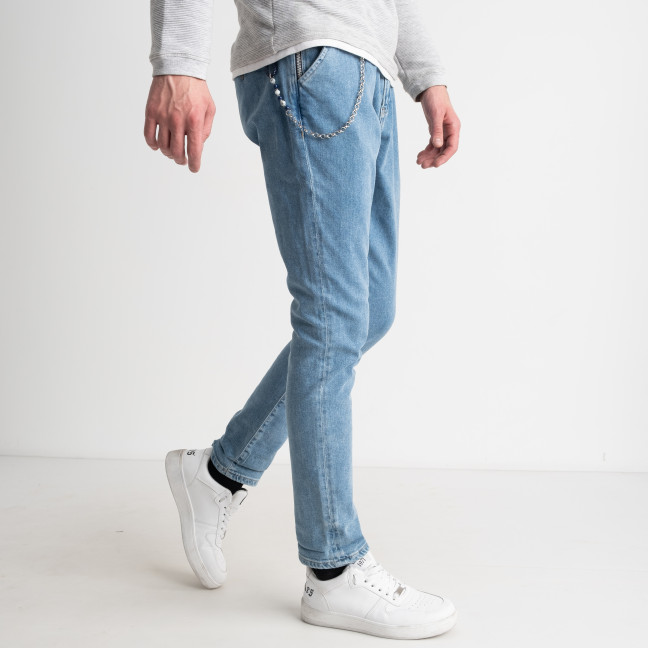 3237 синие мужские джинсы (стрейчевые, 7 ед. размеры норма: 29. 30. 31. 33. 33. 34. 36 ) Джинсы: артикул 1141123