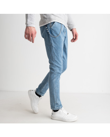 3237 синие мужские джинсы (стрейчевые, 7 ед. размеры норма: 29. 30. 31. 33. 33. 34. 36 ) Джинсы