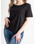 8260-1 ЧЕРНАЯ футболка женская полубатальная (4 ед.размеры: M/2.L.XL): артикул 1133067