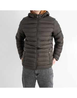 11002-72 ХАКИ куртка мужская на синтепоне с капюшоном (4 ед. размеры:.M.L.XL.2XL)