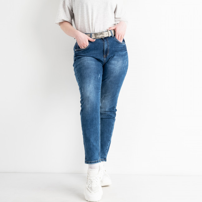 0189 Dknsel БАТАЛЬНЫЕ джинсы женские синие стрейчевые (6 ед.размеры: 31.32.33.34.36.38) Dknsel: артикул 1133415