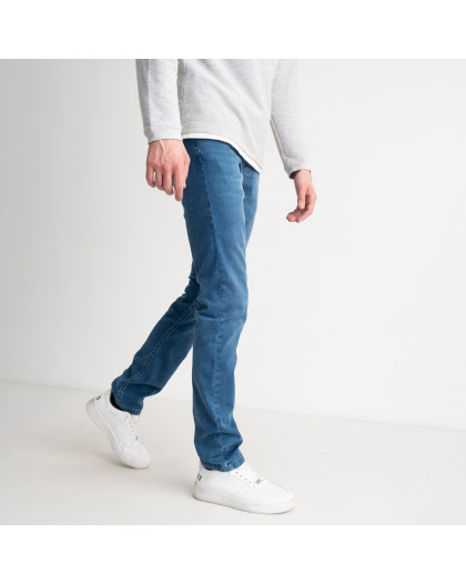 3217 синие мужские джинсы (стрейчевые, 7 ед. размеры норма: 31. 32. 33. 34. 34. 36. 38) Джинсы