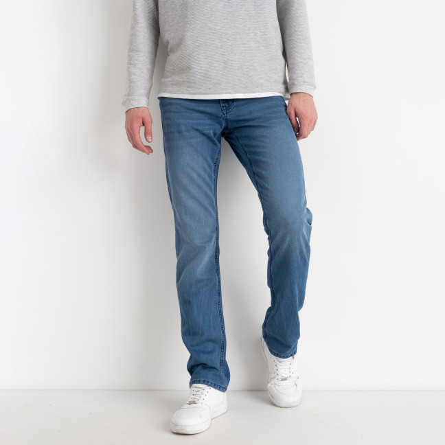 3272 синие мужские джинсы (стрейчевые, 7 ед. размеры норма: 30. 31. 32. 33. 34. 36. 38 ) Джинсы: артикул 1141116