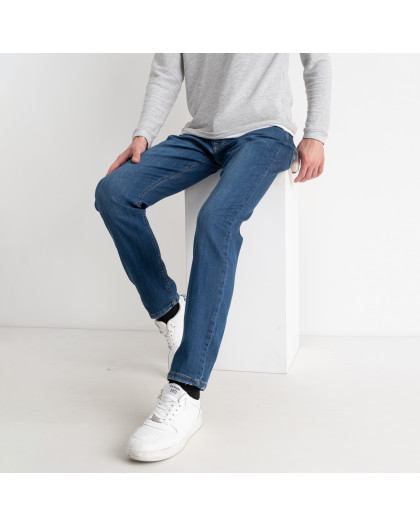 3187 синие мужские джинсы (стрейчевые, 7 ед. размеры норма: 29. 30. 31. 32. 33. 34. 36) Джинсы