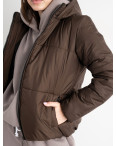 0004-14 КОРИЧНЕВАЯ 5`th Avenue куртка зефирка женская с капюшоном на синтепоне (3 ед. размеры: 42.44.46): артикул 1137363