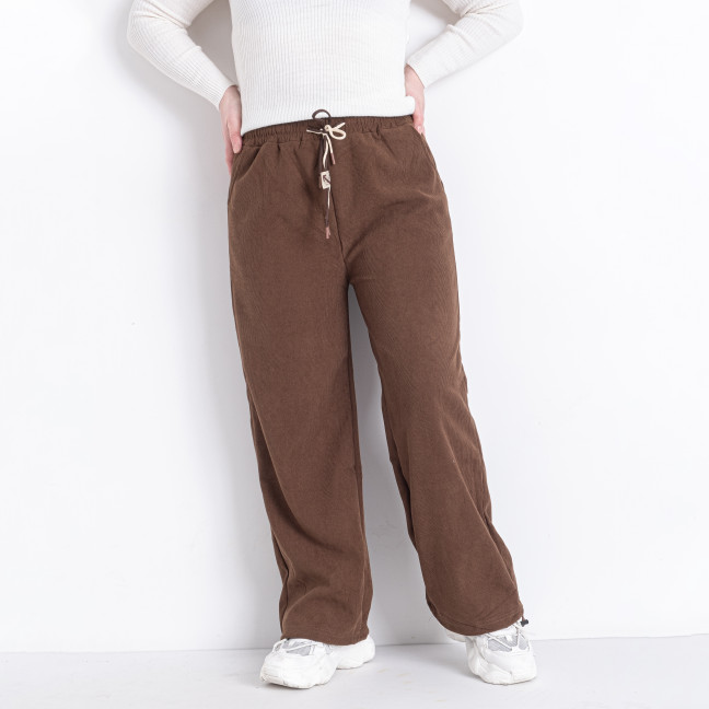 9662-9 коричневые женские спортивные штаны (KENALIN, 4 ед. размеры батал: 3XL-4XL. 4XL-5XL. 5XL-6XL. 6XL-7XL) KeNaLin: артикул 1142901