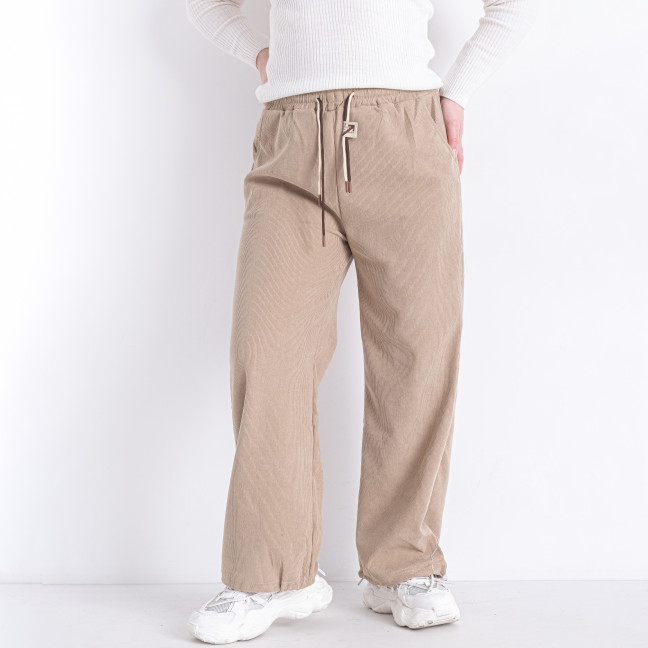 9662-3 бежевые женские спортивные штаны (KENALIN, 4 ед. размеры батал: 3XL-4XL. 4XL-5XL. 5XL-6XL. 6XL-7XL) KeNaLin: артикул 1142900