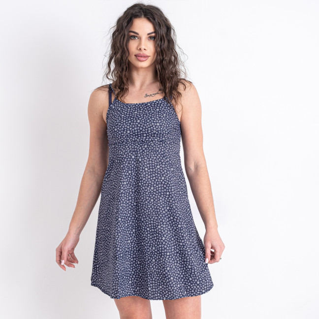 1056-2 синее женское платье (MINIMAL, однотонное, с принтом, 3 ед. размеры норма: S. M. L) Minimal: артикул 1142912