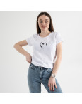 1810-10 БЕЛАЯ футболка женская с принтом ( 5 ед.размеры: S.M.L.XL.2XL): артикул 1135596