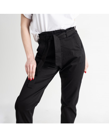 2173-1 черные женские брюки (XYH, стрейч, 6 ед. размеры: 25.26.27.28.29.30) XYH
