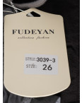 3039-3* темно-серые женские брюки (FUDEYAN, лён, 6 ед. размеры норма: 25. 26. 27. 28. 29. 30) выдача на следующий день: артикул 1144952