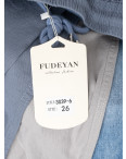 3039-6* серые женские брюки (FUDEYAN, лён, 6 ед. размеры норма: 25. 26. 27. 28. 29. 30) выдача на следующий день: артикул 1144953