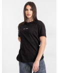 9630 размер М черная женская футболка с браком (смотрите фото) (MINIMAL): артикул 1144922