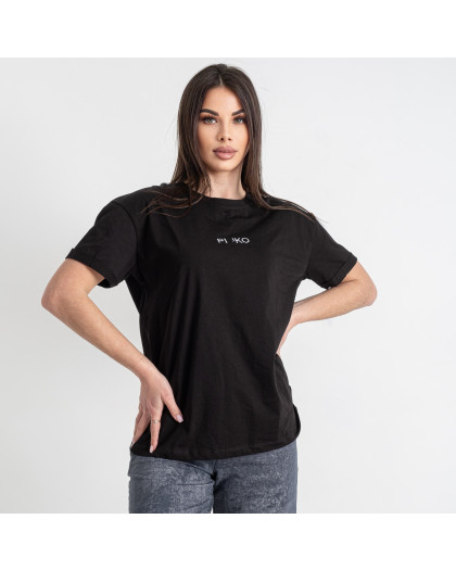 9630 размер М черная женская футболка с браком (смотрите фото) (MINIMAL) Minimal