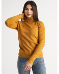 0887-4 желтый и темно-зеленый женский свитер (4 ед. один универсальный размер: 42-46): артикул 1141323