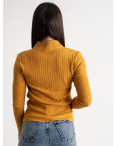 0887-2 желтый, серый и темно-зеленый женский свитер (5 ед. один универсальный размер: 42-46): артикул 1141322