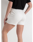 1040-10 белые женские шорты (MINIMAL, турецкая петля, 4 ед. размеры норма: S. S. M. M.): артикул 1144970