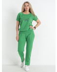19700-7 зеленый женский спортивный костюм (SARA, французкий трикотаж, 4 ед. размеры полубатал: 46. 48. 50. 52): артикул 1145000