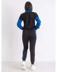 0353-2 черно-синий женский спортивный костюм (двунитка, 4 ед. размеры на бирках: S. M. L. XL, соответствуют молодежке XXS. XS. S. M): артикул 1142994