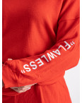 1730-51 ярко-красный женский спортивный костюм (SARA, ангоровый, 4 ед. размеры полубатал: 46-48. 46-48. 50-52. 50-52): артикул 1143005