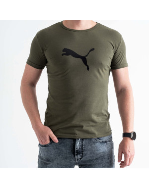 1364-71 ХАКИ футболка мужская с принтом (4 ед. размеры: M.L.XL.XXL.)