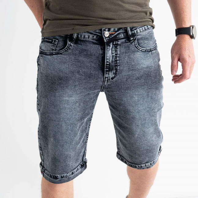 0862-2 Relucky шорты мужские джинсовые серые стрейчевые (8 ед. размеры: 29.30.31.32.33.34.36.38) Relucky: артикул 1135939