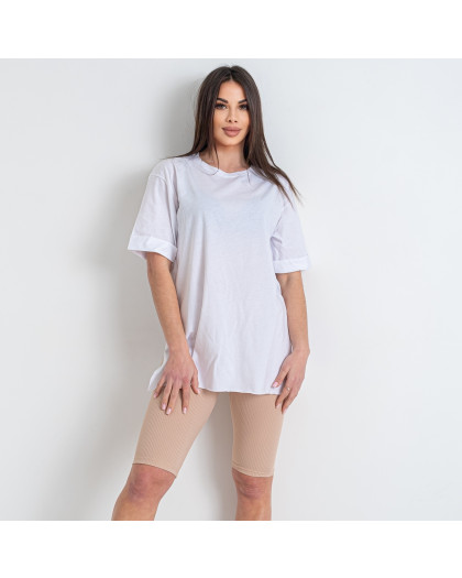 3741-10 белая женская футболка (HEYC, 100% коттон, 3 ед. размеры норма: M. L. XL) Heyc
