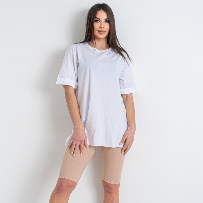 3741-10 белая женская футболка (HEYC, 100% коттон, 3 ед. размеры норма: M. L. XL) Heyc: артикул 1145073