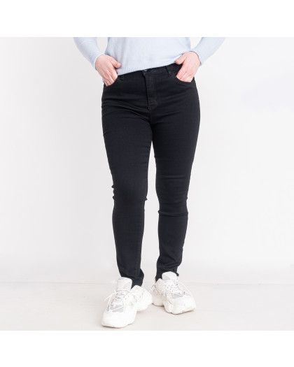 0020 черные женские джинсы (NEW JEANS, стрейчевые, 6 ед. размеры батал: 31. 32. 33. 34. 36. 38) New Jeans