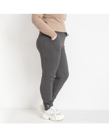 1097-66 темно-серые женские спортивные штаны (4 ед. размеры батал: 5XL. 6XL. 7XL. 8XL) Спортивные штаны