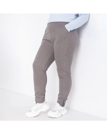 1097-62 серо-бежевые женские спортивные штаны (4 ед. размеры батал: 5XL. 6XL. 7XL. 8XL) Спортивные штаны