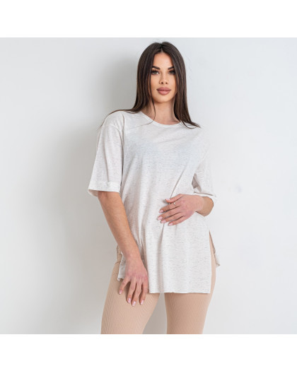 3742-100 белая женская футболка (HEYC, 100% коттон, 3 ед. размеры норма: M. L. XL) Heyc