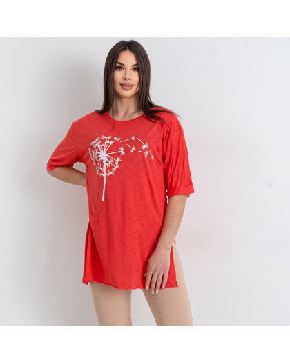 3740-3 красная женская футболка (HEYC, 100% коттон, 3 ед. размеры норма: M. L. XL) Heyc