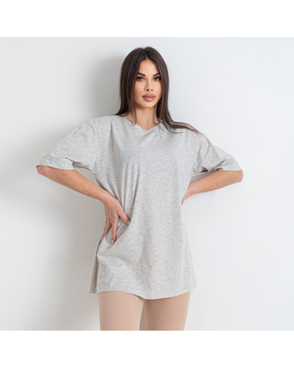 3742-6 серая женская футболка (HEYC, 100% коттон, 3 ед. размеры норма: M. L. XL) Heyc