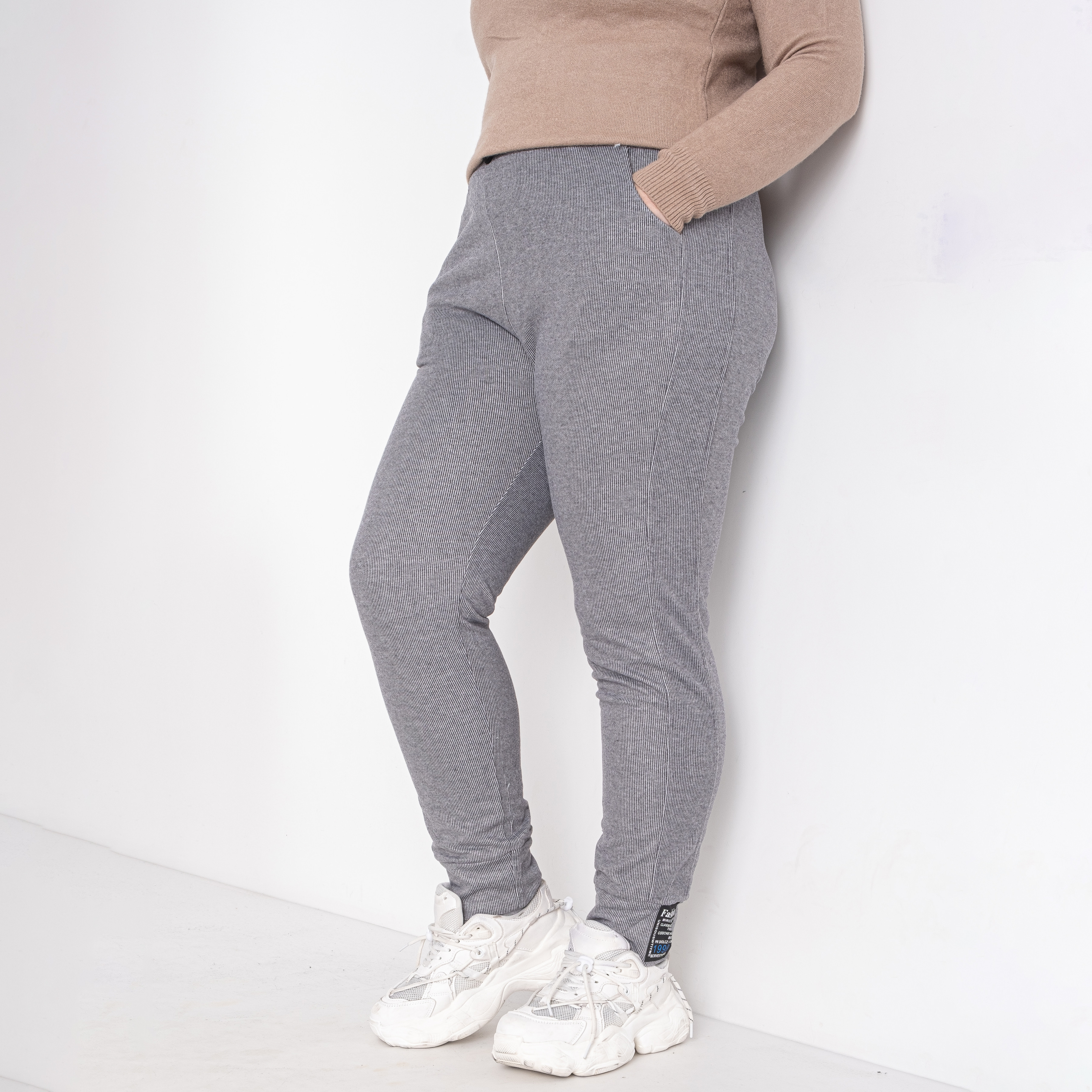 1097-6 серые женские спортивные штаны (4 ед. размеры батал: 5XL. 6XL. 7XL. 8XL)