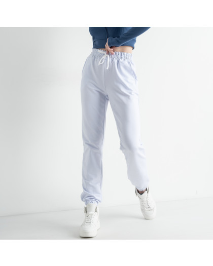 0021-10 БЕЛЫЕ 5`th Avenue спортивные брюки женские из турецкой двунитки (4 ед.размеры: S.M.L.XL) демисезон 5`th Avenue